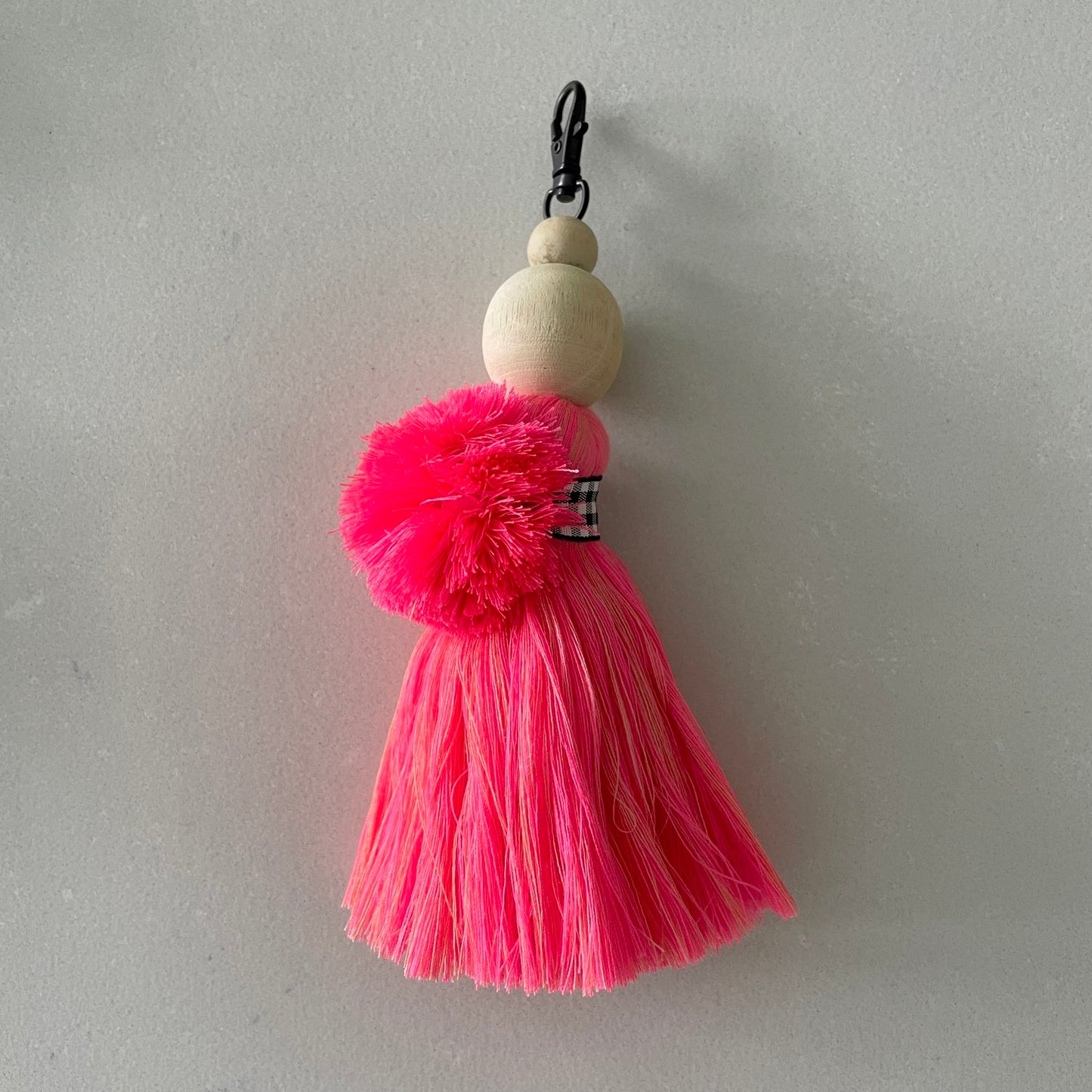 Tassel Pom Pom Pink