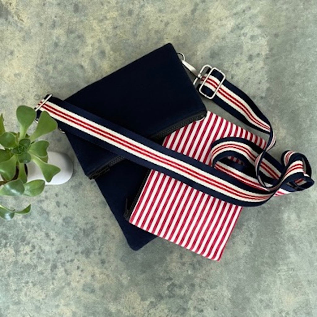 Navy Cross Body Bag